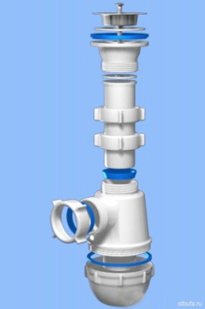 Сифон 1 1/2" * 40 Ani Грот (А0100) (40)