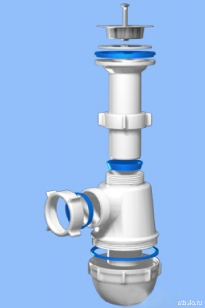 Сифон 1 1/2" * 40 Ani Грот (А0500) (40)