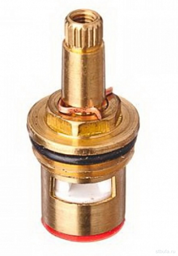 Кран-букса для смесителя 1/2", 20шл., шток 8х6мм, 180°, металлокерамика (2/500)