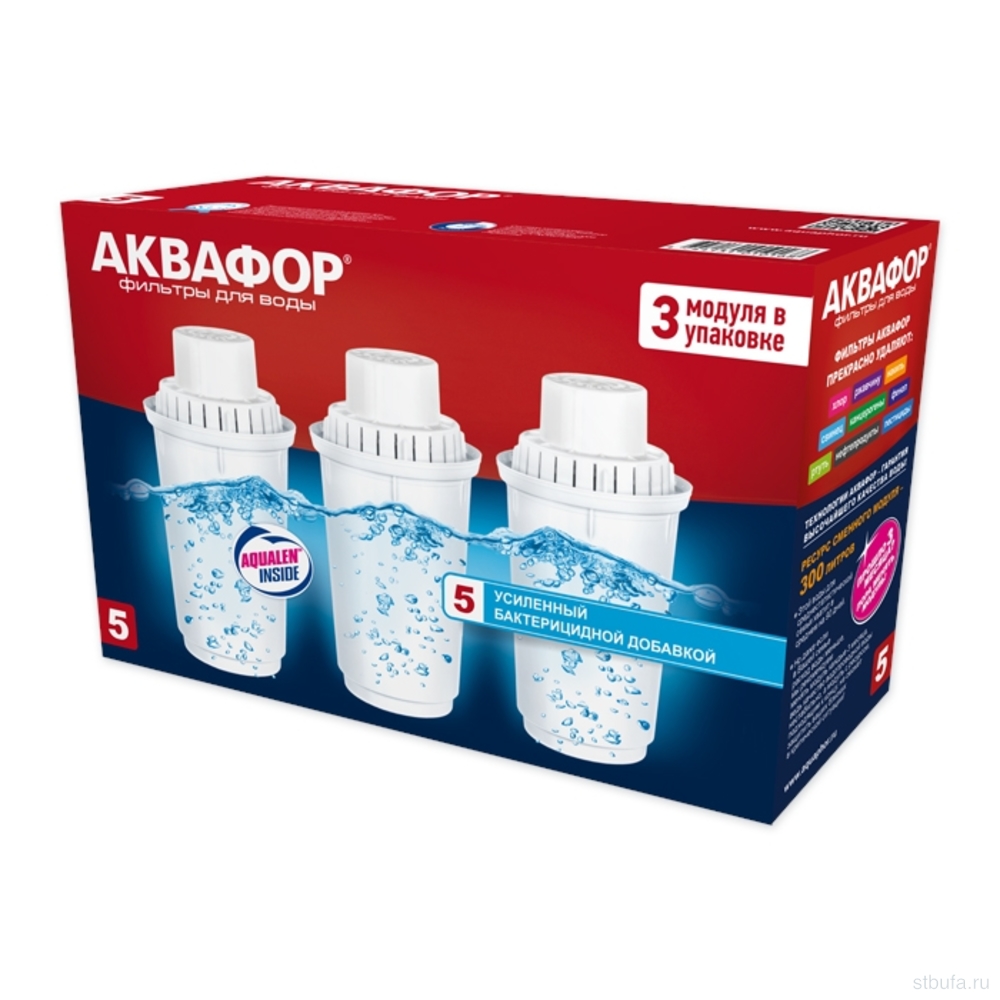 Комплект модулей сменных фильтрующих АКВАФОР В5 (3шт)