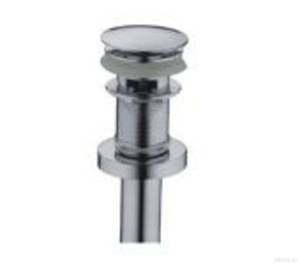 Сифон с переливом для керамической раковины, хром F65-2 FRAP (1/50)