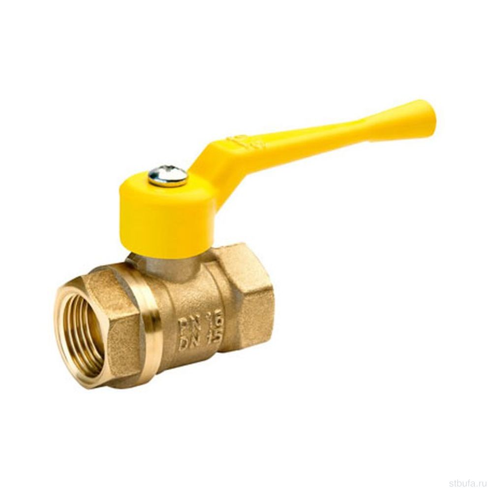 Кран шар. ГАЗ 3/4" г/г ручка ДУ-20 Standart, БОЛОГОЕ