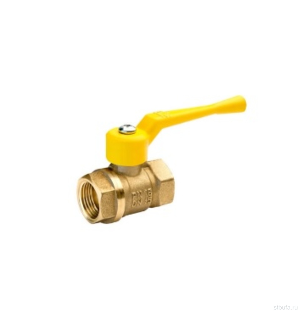 Кран шар. ГАЗ 1 1/4" г/г ручка ДУ-32 Standart, БОЛОГОЕ