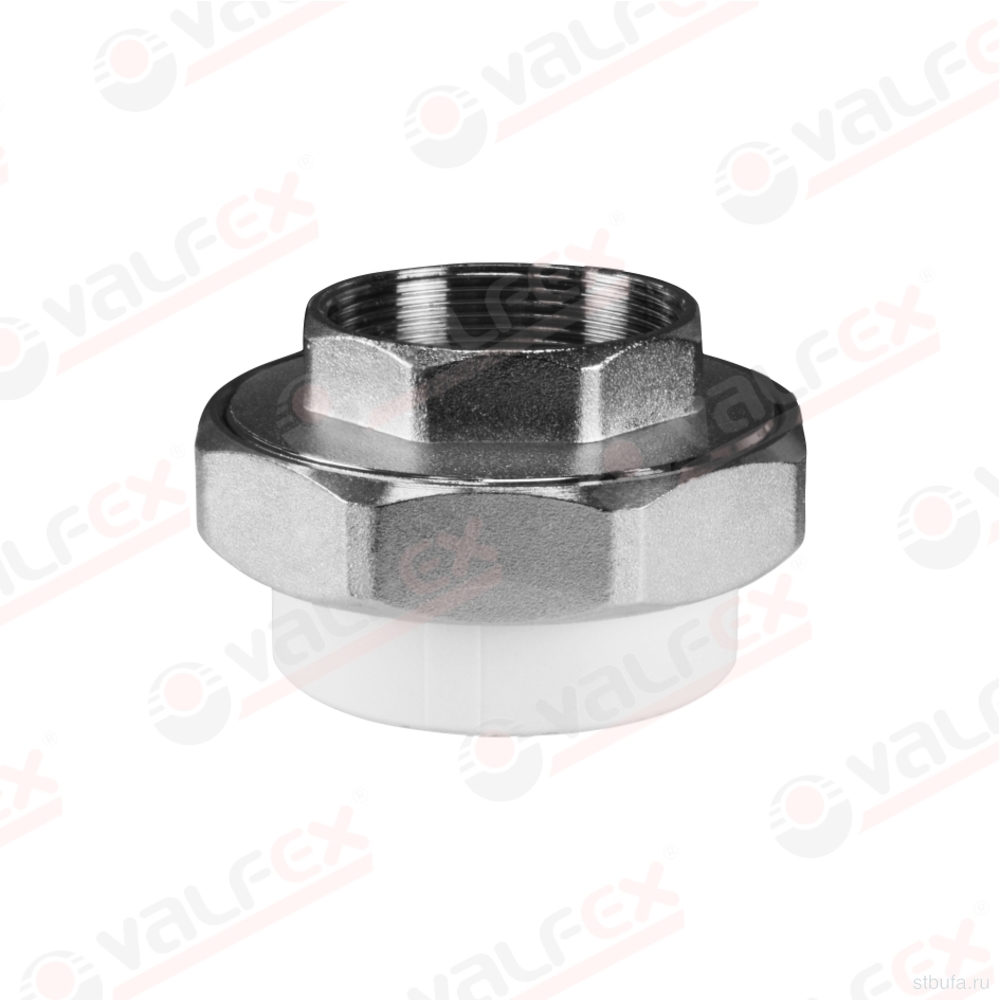 ППРС (полипропилен) Американка (муфта раз.) в/р D25*1/2 хр, Valfex (25/125)