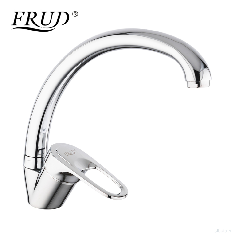 Смеситель FRUD кухня шар. 40мм бок. ручка R41104 (1/10)