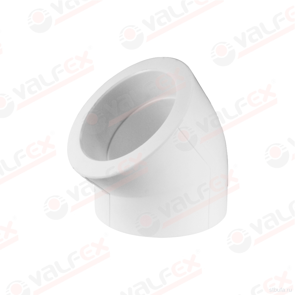 ППРС (полипропилен) Угольник D25/45* (50!/300) Valfex