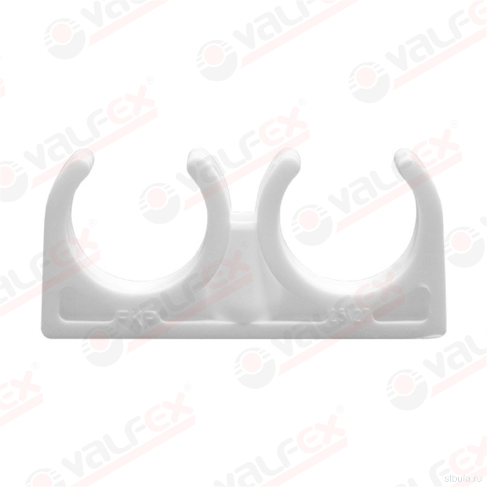 ППРС (полипропилен) Опора двойная D20-22mm, (150!/600), Valfex