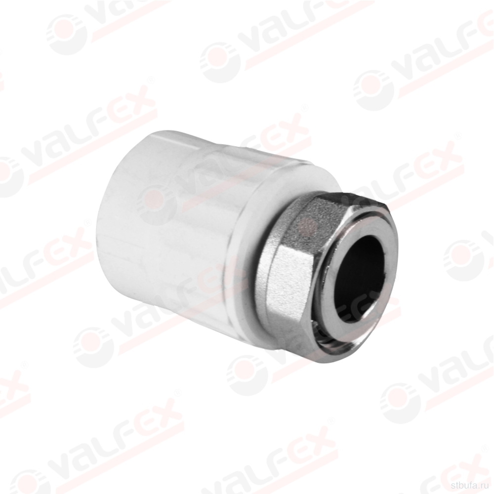 ППРС (полипропилен) Муфта с накидной гайкой D25*3/4, Valfex (20/100)