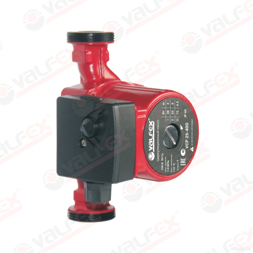 Насос циркуляционный VCP 25-40G 180мм (с гайками), Valfex (8)