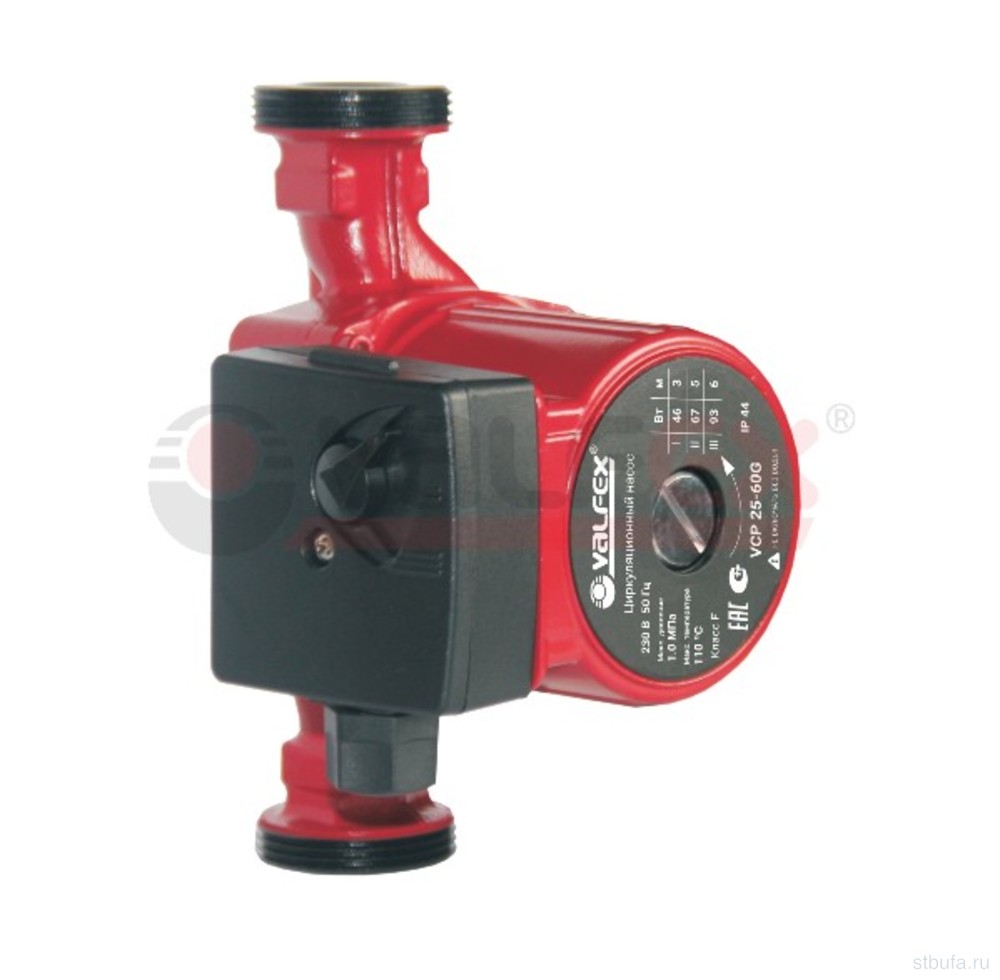 Насос циркуляционный VCP 25-60G 180мм (с гайками), Valfex (8)