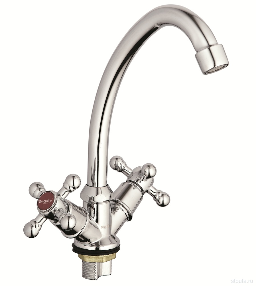 Смеситель GLAUF кухня керам 1/2", JMХ4-A605 (в кор.20/в упак.2)