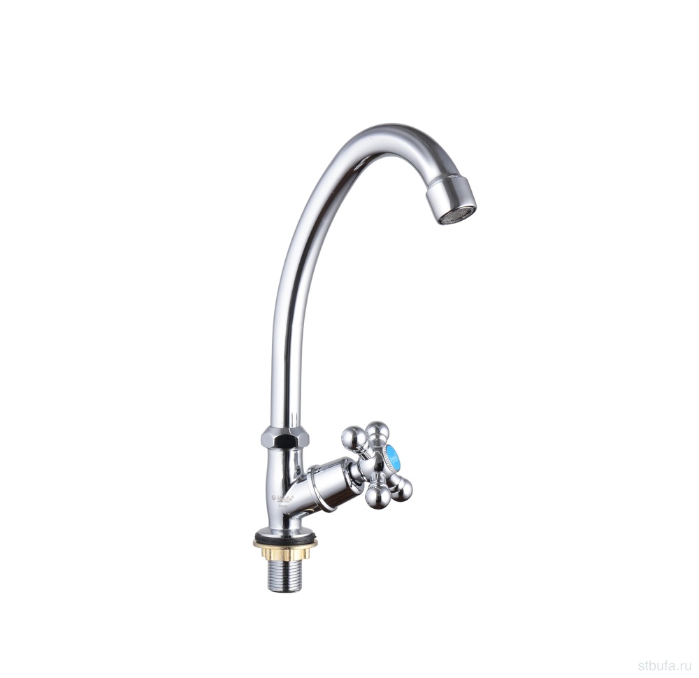 Смеситель GLAUF кухня МОНО керам 1/2", гайка JMX14-A605 (в кор.30/в упак.3)