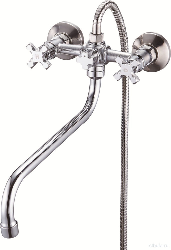 Смеситель GLAUF/Solone ванна керам 1/2", JIK7-A102-A (в кор.10/в упак.1)