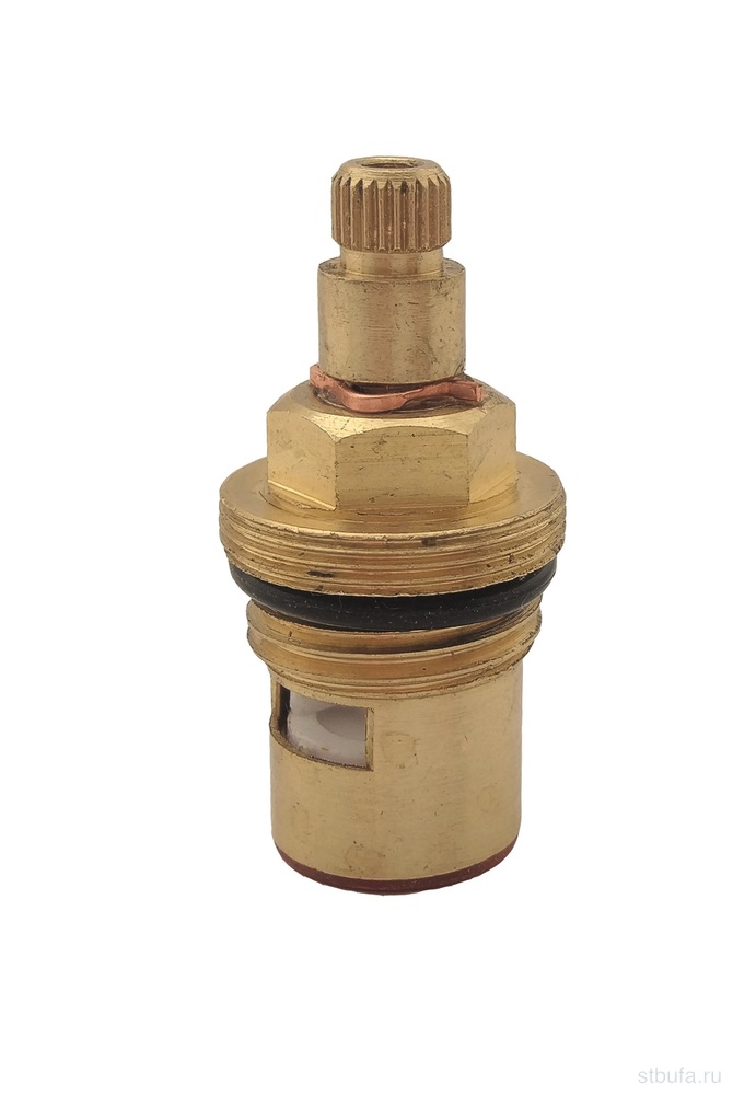 Кран-букса 1/2 керам. 24 шлица GLAUF UFX-2138 (в кор.400/ в упак.50/2)