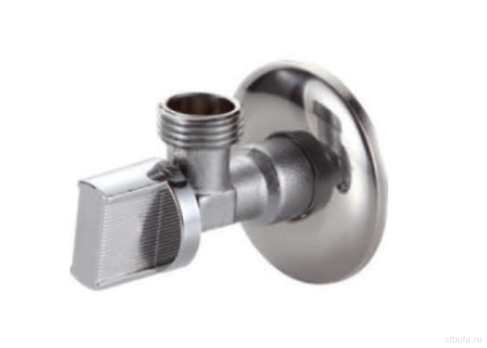 Вентиль угловой для подключения сантехприборов НР-НР 1/2" x 3/8" FRAP F219.03.3 (20/120)