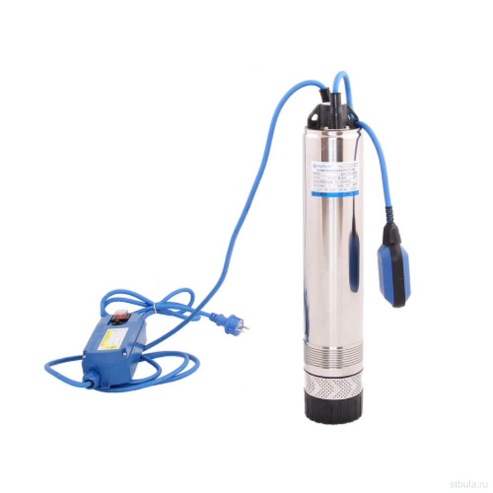 Насос колодезный ASP2-25-100WA (кабель 20м, встр.конд.) (Aquario)