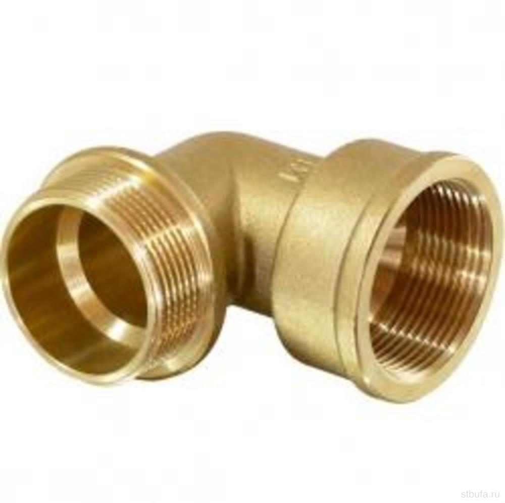 Уголок латунный 3/4" * 3/4", г/ш. TIM (10/70)