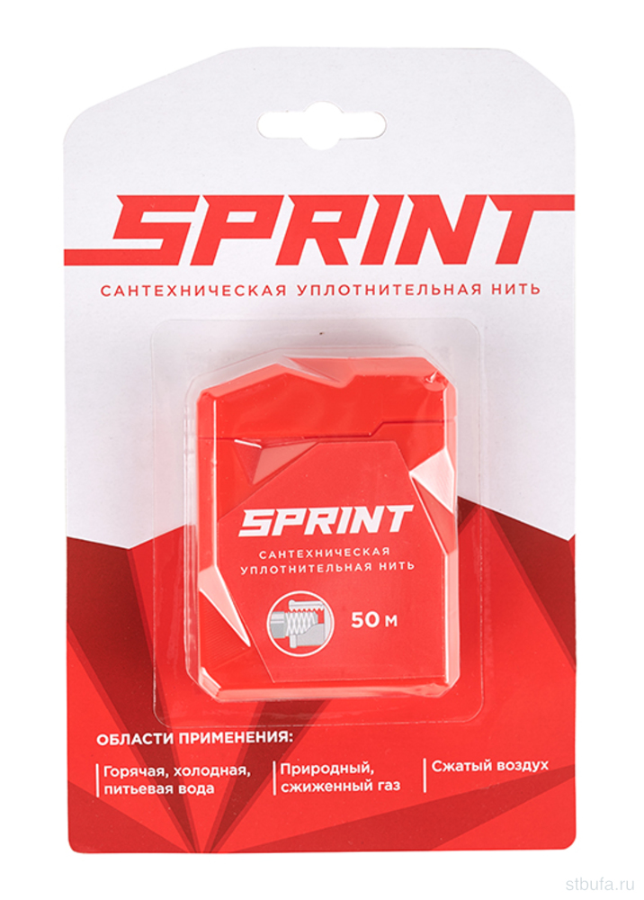 Уплотнительная нить"Sprint" 50м бокс, блистер 61011