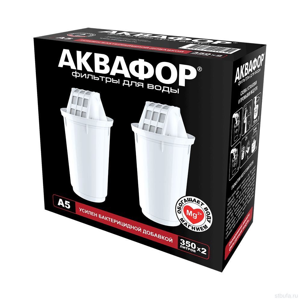 Комплект модулей сменных фильтрующих АКВАФОР А5 (2 шт)