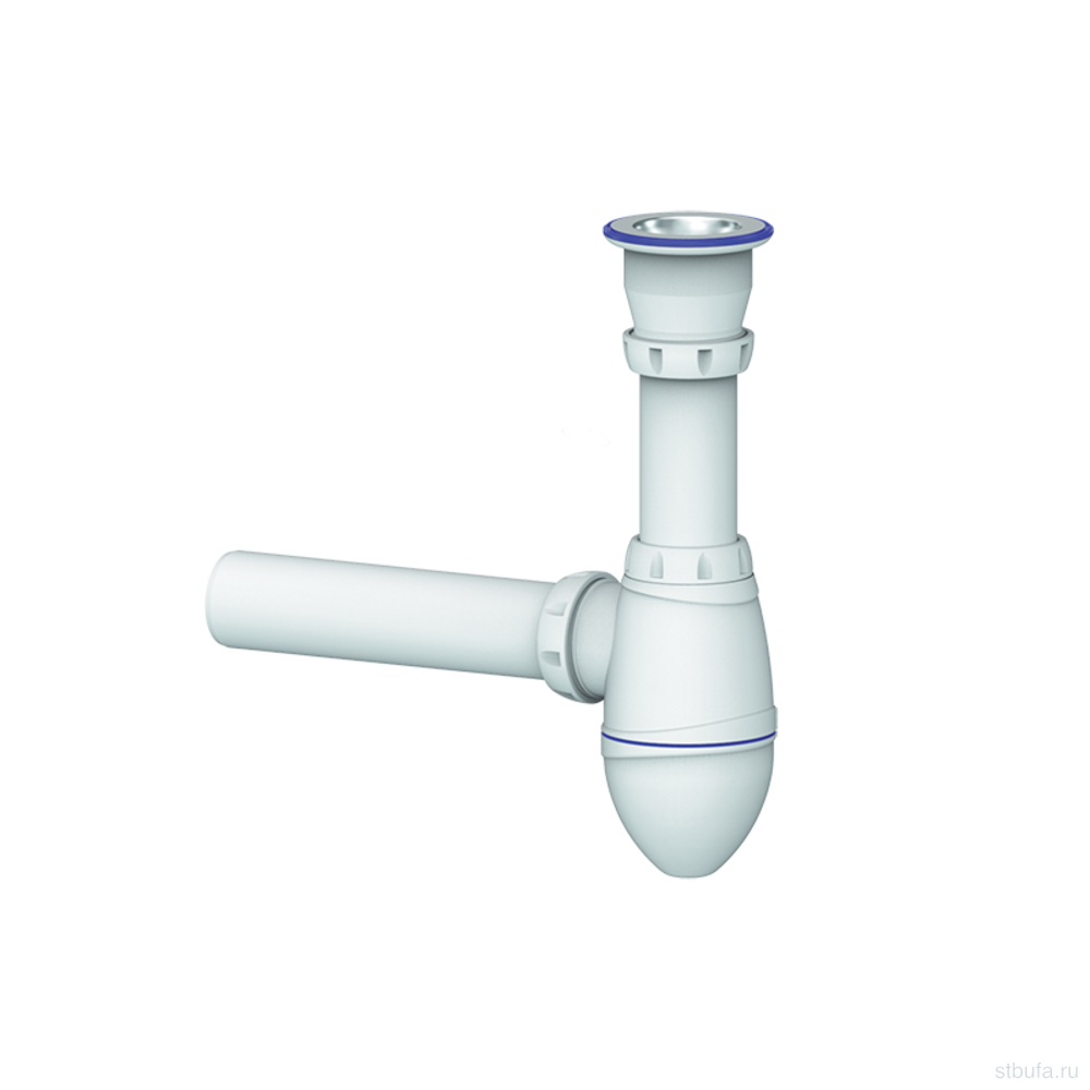 Сифон 1 1/2*40 с трубой 40*40 UNICORN А210