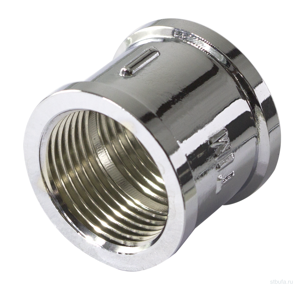 Муфта хромированная 1" г* 1/2" г TIM