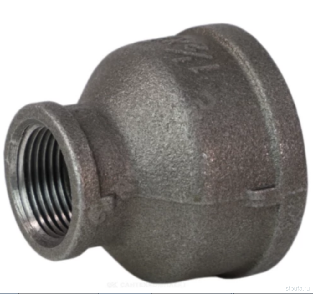 Муфта чуг перех Ду40х32 (1 1/2"х1 1/4") ВР Fittex PLUS