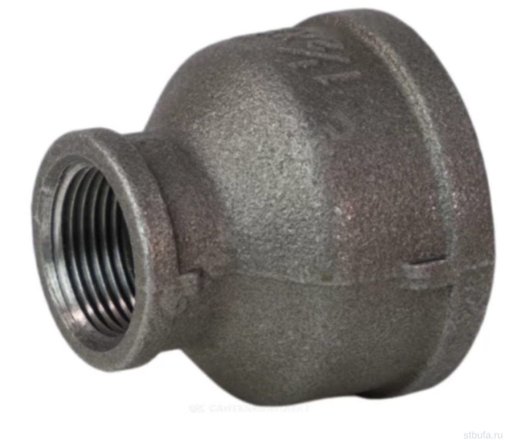 Муфта чуг перех Ду40х25 (1 1/2"х1") ВР Fittex PLUS