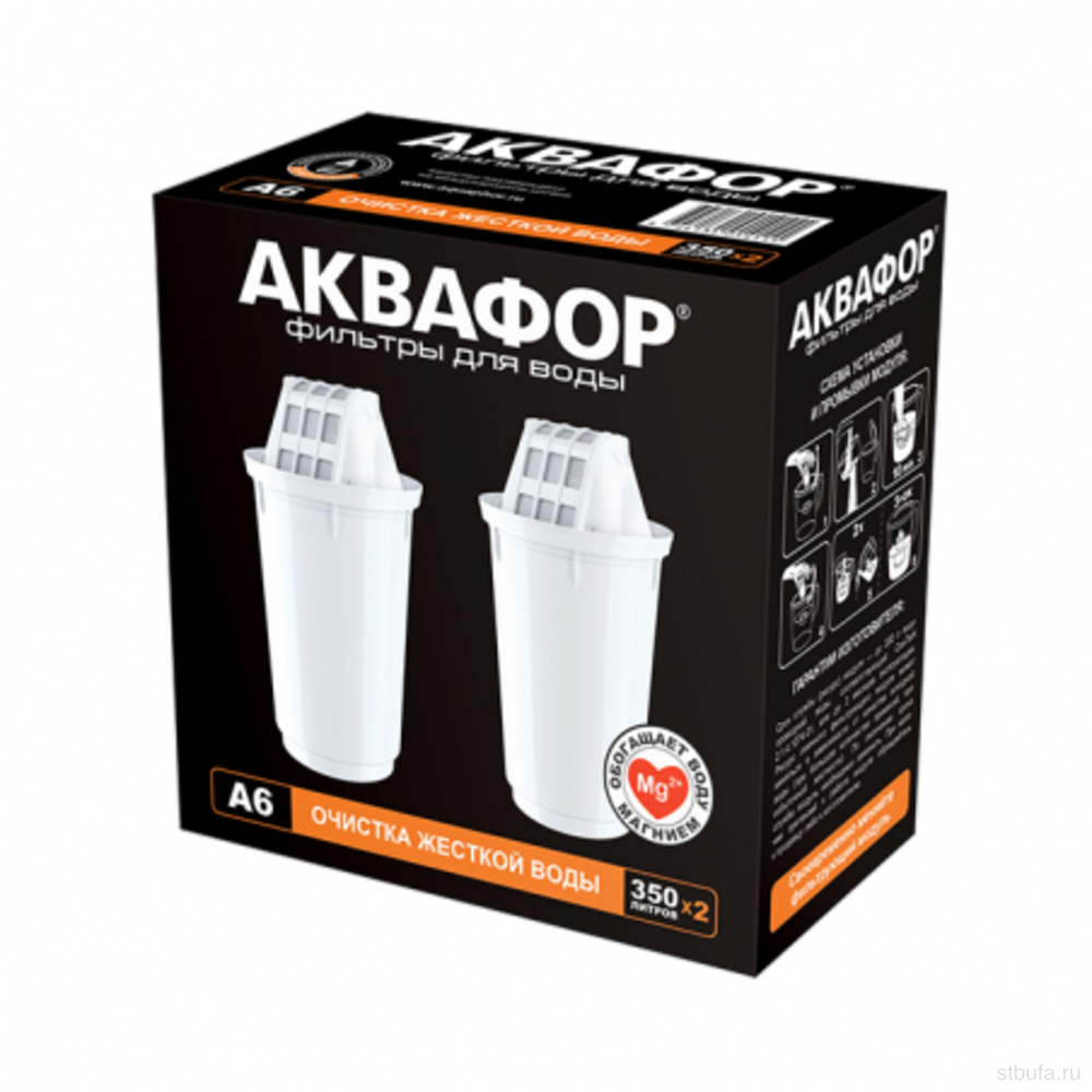 Комплект модулей сменных фильтрующих АКВАФОР А6 (2 шт)
