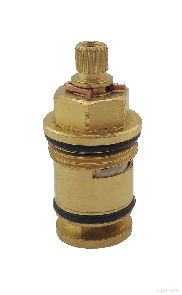 Кран-букса 1/2, 24 шлица для перекл. ванна/душ GLAUF UFX-3217 (30/500)
