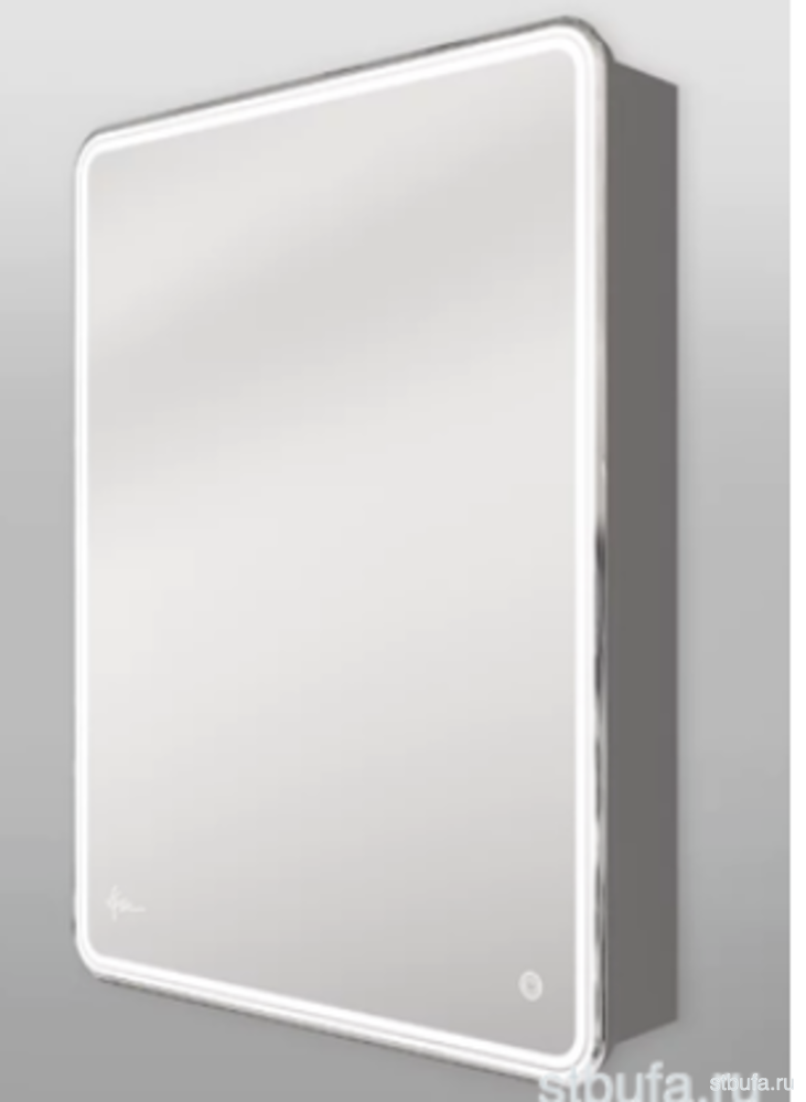 Зеркальный шкаф с подсветкой "Air" 1П 500*800