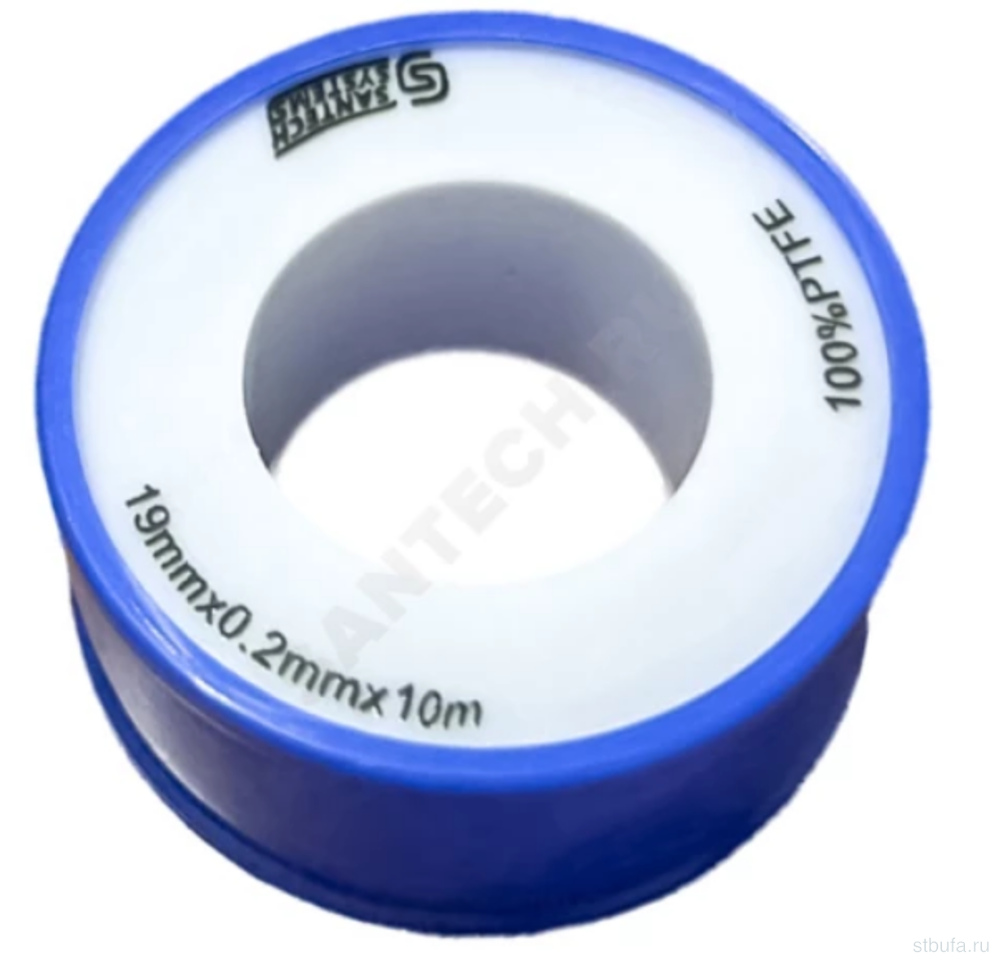 Лента ФУМ 19мм*0,2мм*15м PTFE вода SantechSystems (10)