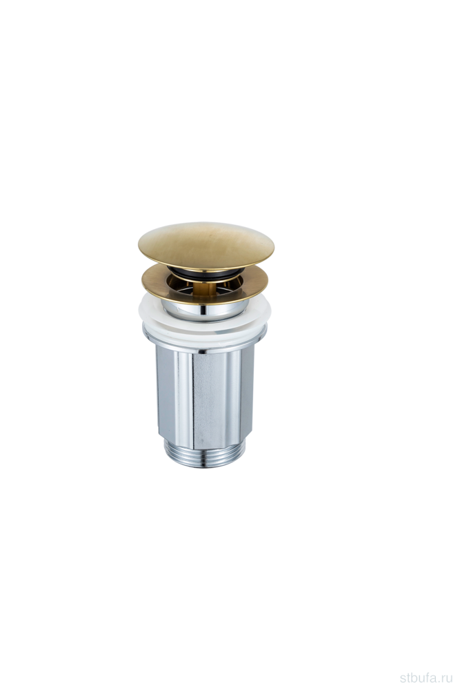 Донный клапан автомат для раковины FRAP F67-3 Ø415 mm, сатин золотой (50)