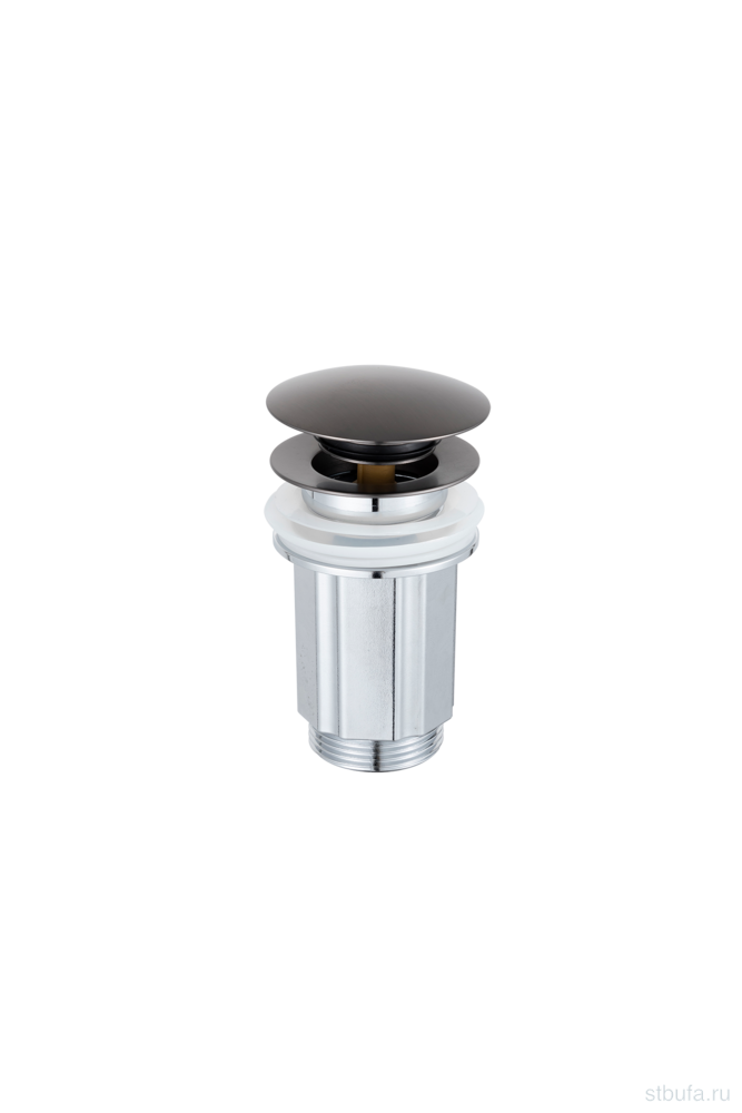 Донный клапан автомат для раковины FRAP F67-9 Ø415 mm, оружейная сталь (50)