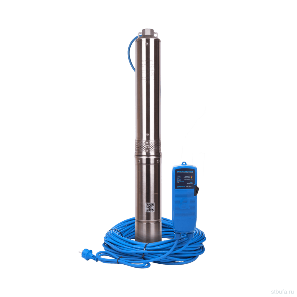 Насос скважинный ASP1,8E-50-90(P) с плавным пуском (встр.конд, каб.50м) (Aquario)