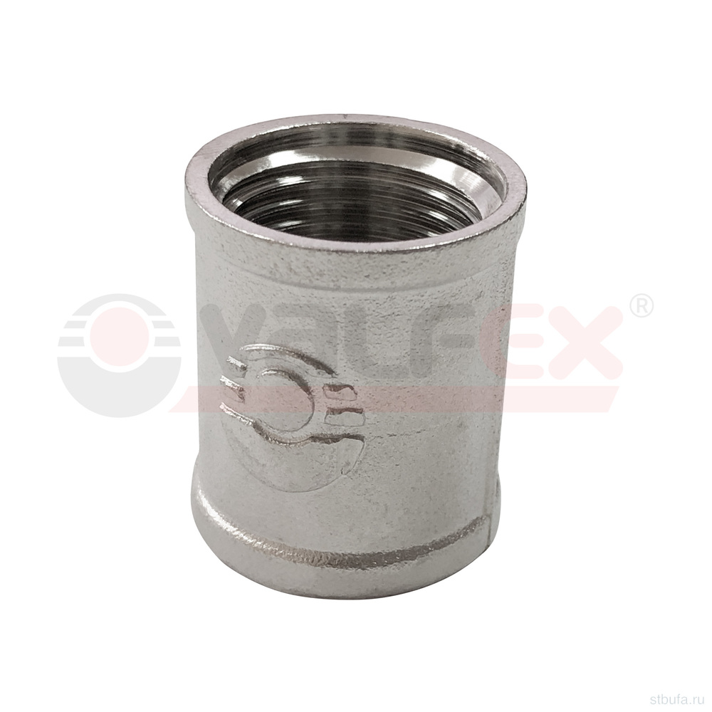 Муфта НИКЕЛИРОВАННАЯ соединительная VALFEX ВР-ВР 1/2" (180/10)