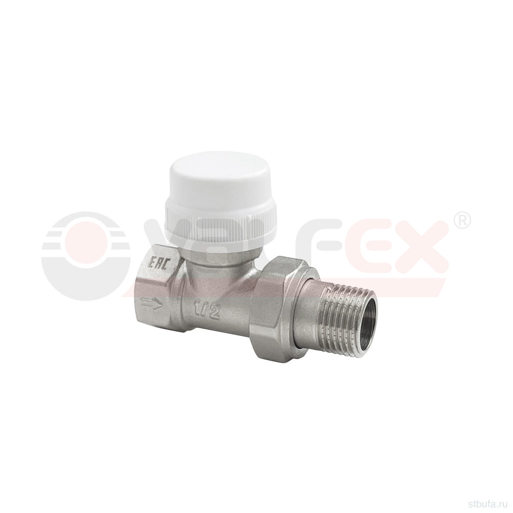 Клапан термостатический VALFEX для рад. прямой 1/2'' (80/10) К