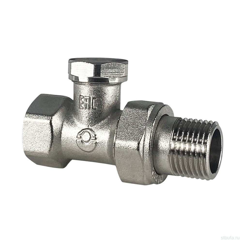Клапан VALFEX для радиаторов, настроечный прямой 1/2" (120/15) К
