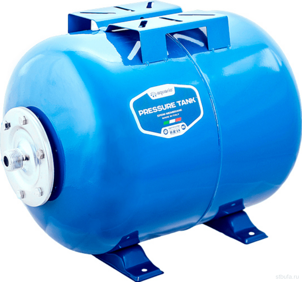 Гидроаккумулятор HT-50.2 (ном. объем- 50л, гориз., удлиненная платформа) (Aquario)