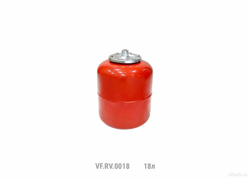Расширительный бак верт. VALFEX .RV 18л. (КРАСНЫЙ)