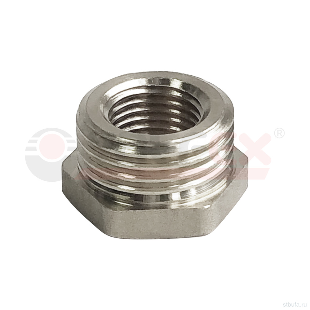 Футорка НИКЕЛИРОВАННАЯ VALFEX НР 1" - ВР 3/4" (180/10)