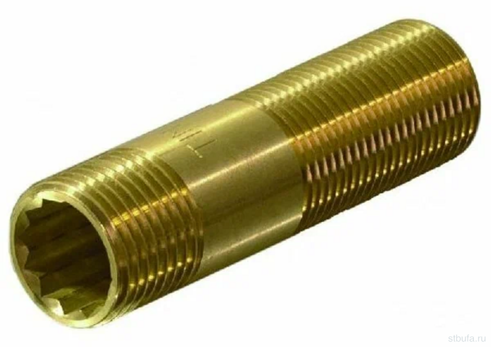 Сгон 3/4"ш/ш-150мм латунный TIM (1/50)