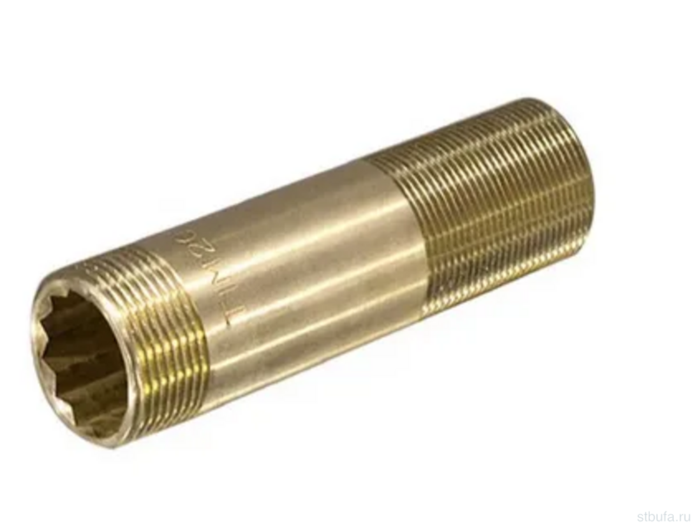 Сгон 1"ш/ш-150мм латунный TIM (1/30)