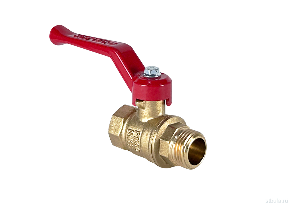 Кран шаровой латунный DeltaPro для ВОДЫ 3/4" ВР/НР ручка, VALFEX 11Б27фт1М (64/16)