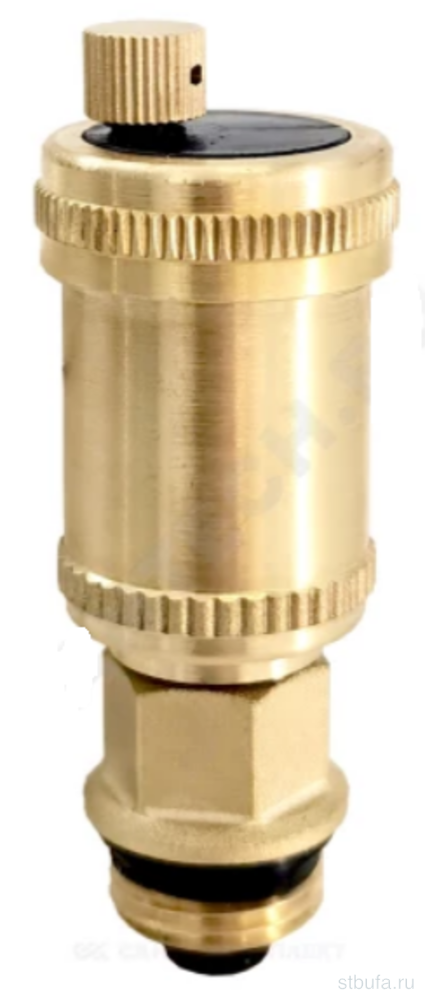 Воздухоотводчик латунь Ду15 Ру 10 1/2"х3/8" НР авт. прямой SantechSystems