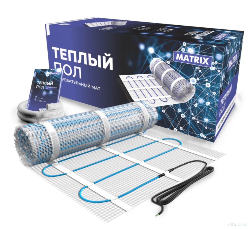 Система МАТ двухжильный нагревательный MATRIX - 06,0 / 900 Grandeks теплый пол