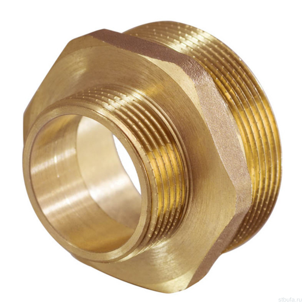 Бочонок переходной. Латунный 1/2"ш* 3/4" ш TiM (10/200)