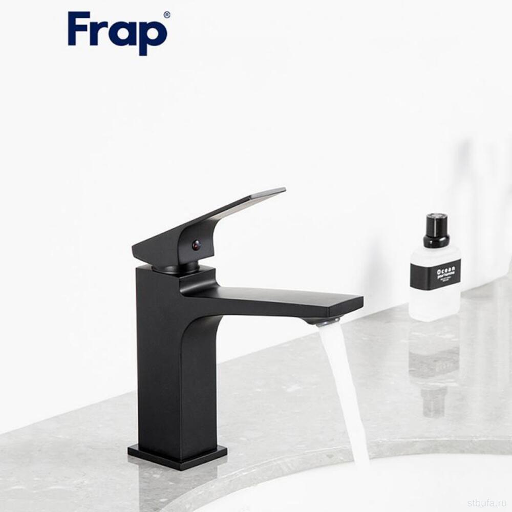 Смеситель для раковины FRAP черный F10503-6 (1/10)