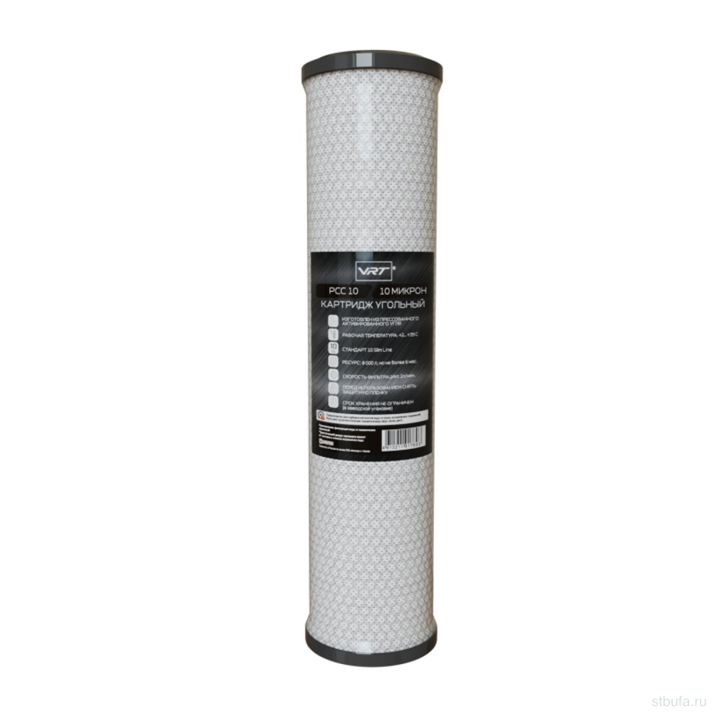 Картридж из прессованного угля 10'' SL VRT (PCC 10VRT)