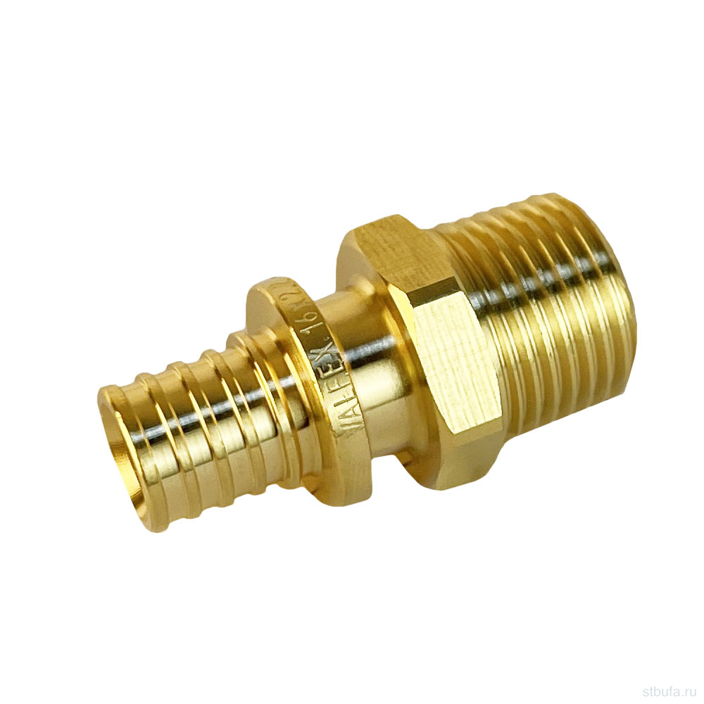 Соединитель надвижной с переходом на нар.р. 25(3,5) х 3/4" (VALFEX) (200/10) К