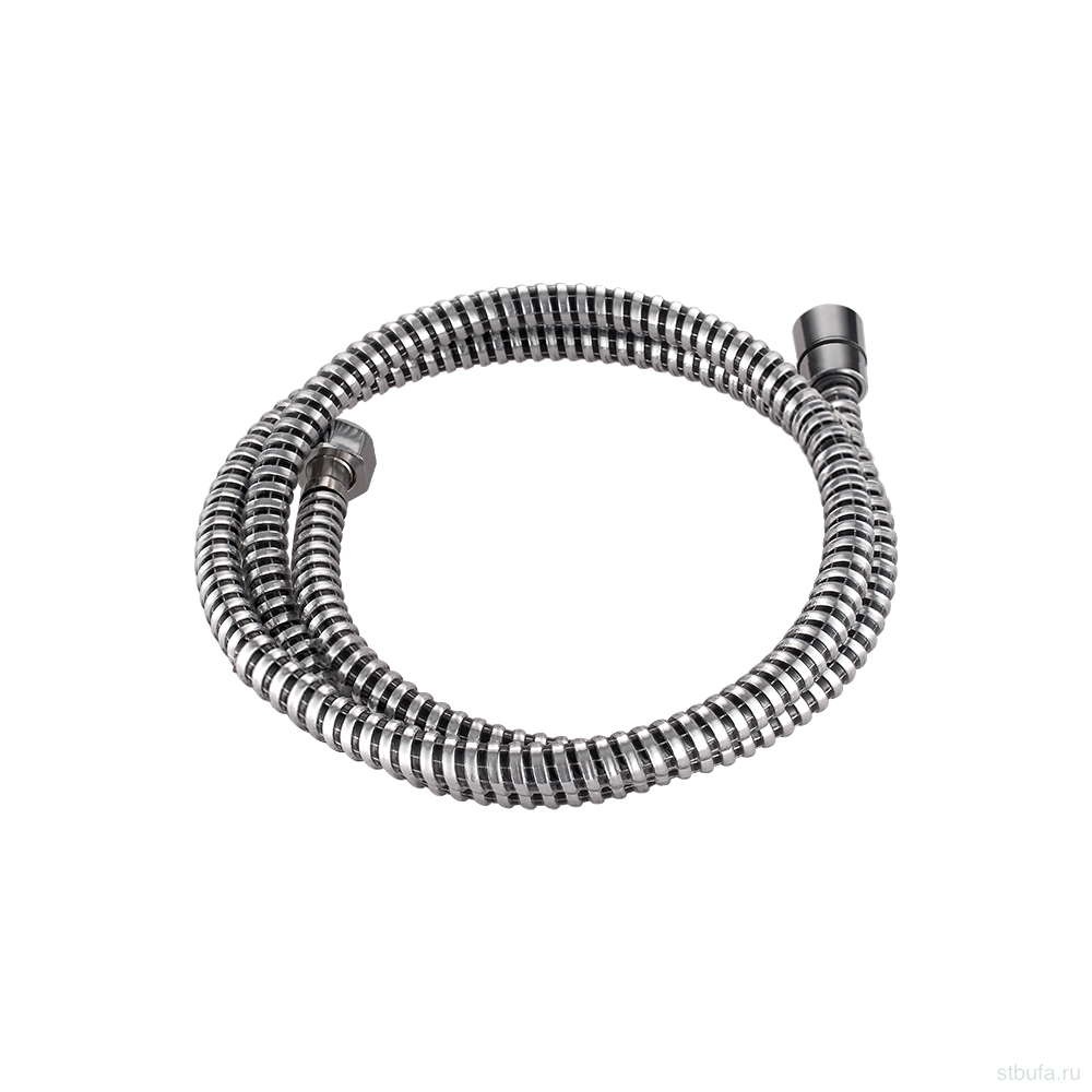 Шланг для душа LEDEME L44-3 150 см материал PVC,гайка-нерж.сталь, конус-цинк, серебряный+серый (40)